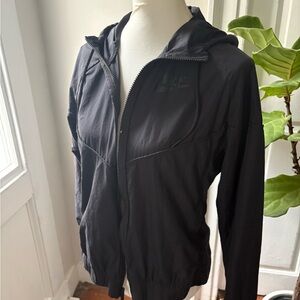 Nike Black Windbreaker with Hood